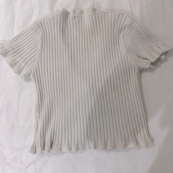 White Shein Crop-top - Picture 3 of 4